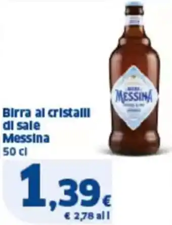 Sigma Birra al cristalli di sale messina offerta