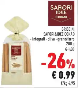 Conad Grissini SAPORI&IDEE CONAD offerta