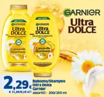 Sigma Balsamo/shampoo garnier ultra doice offerta