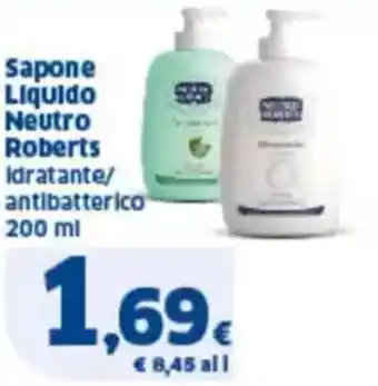 Sigma Sapone liquido neutro roberts idratante/ antibatterico offerta