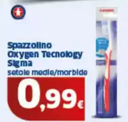 Sigma Spazzolino oxygen tecnology sigma setole medie/morbide offerta