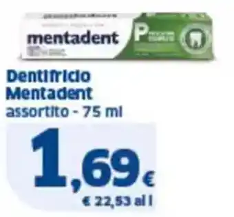 Sigma Dentifricio mentadent assortito offerta