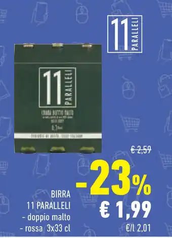 Conad Birra 11 PARALLELI offerta