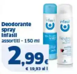 Sigma Deodorante spray infasil assortiti offerta