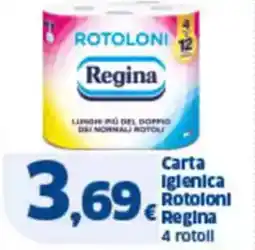 Sigma Carta iglenica rotoloni regina 4 rotoll offerta