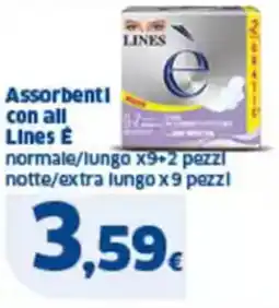 Sigma Assorbenti con all lines é offerta