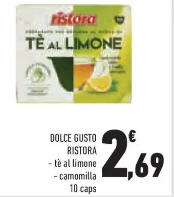 Conad Dolce gusto RISTORA offerta