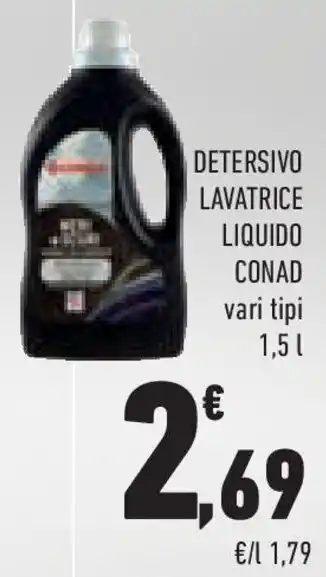 Conad Detersivo lavatrice liquido CONAD offerta