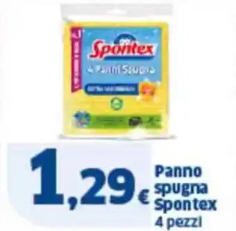 Sigma Panno spugna spontex 4 pezzi offerta