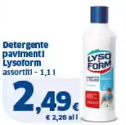 Sigma Detergente pavimenti lysoform assortiti offerta