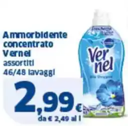 Sigma Ammorbidente concentrato vernel assortiti 46/48 lavaggi offerta