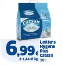 Sigma Lettlera hygene plus catsan offerta