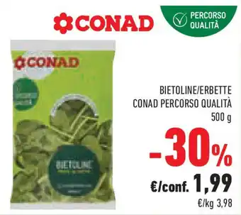 Conad Bietoline/erbette conad percorso qualità offerta