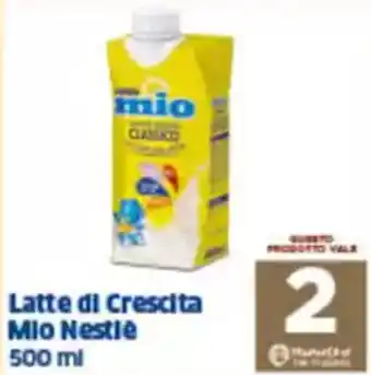 Sigma Latte di crescita mio nestle offerta