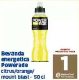 Sigma Bevanda energetica powerade citrus/orange/ mount blast offerta