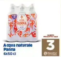 Sigma Panna acqua naturale panna offerta