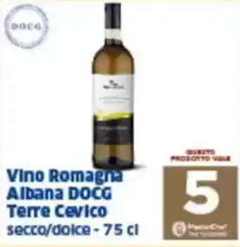 Sigma Vino romagna albana docg terre cevico secco/dolce offerta