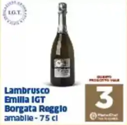 Sigma Lambrusco emilia igt borgata reggio amabile offerta