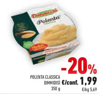 Conad Polenta classica DIMMIDISI offerta