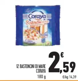 Conad 12 bastoncini di mare CORAYA offerta