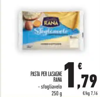 Conad Pasta per lasagne RANA offerta