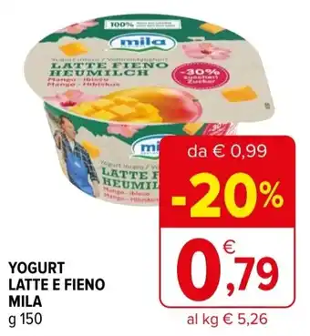 Iperal Yogurt latte e fieno MILA offerta