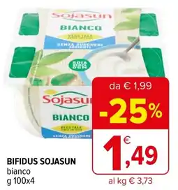 Iperal Bifidus SOJASUN bianco offerta