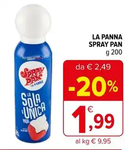 Iperal La panna SPRAY PAN offerta