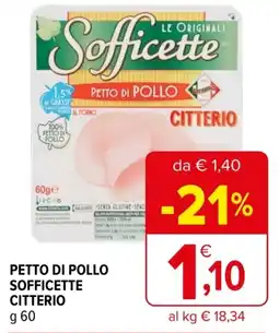 Iperal Petto di pollo sofficette CITTERIO offerta