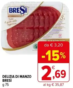 Iperal Delizia di manzo BRESÌ offerta