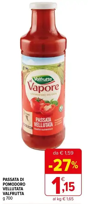 Iperal Passata di pomodoro VELLUTATA offerta