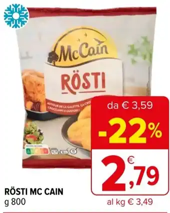 Iperal Rösti MC CAIN offerta