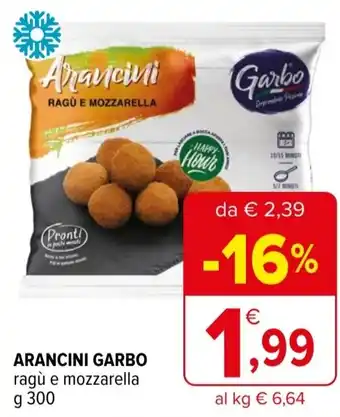 Iperal Arancini GARBO offerta