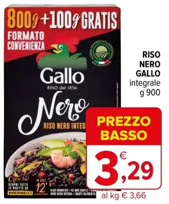 Iperal Riso nero GALLO integrale offerta