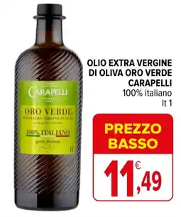 Iperal Olio extra vergine di oliva oro verde CARAPELLI offerta