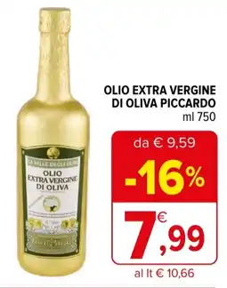 Iperal Olio extra vergine di oliva piccardo offerta