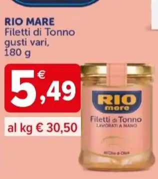 Iperal RIO MARE Filetti di Tonno gusti vari offerta