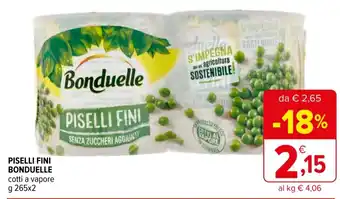 Iperal Piselli fini BONDUELLE offerta