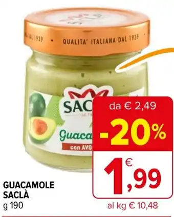 Iperal Guacamole SACLÀ offerta