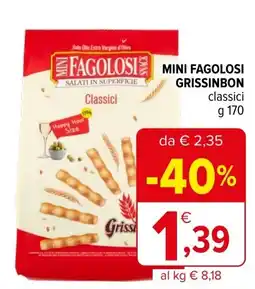 Iperal Mini fagolosi GRISSINBON offerta