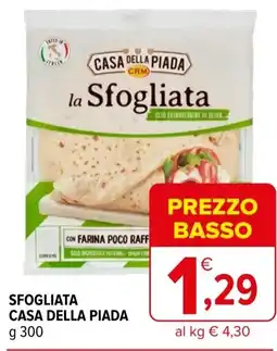 Iperal Sfogliata CASA DELLA PIADA offerta