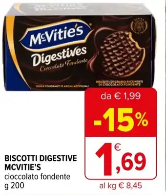 Iperal Biscotti digestive MCVITIE'S offerta