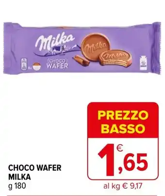 Iperal Choco wafer MILKA offerta