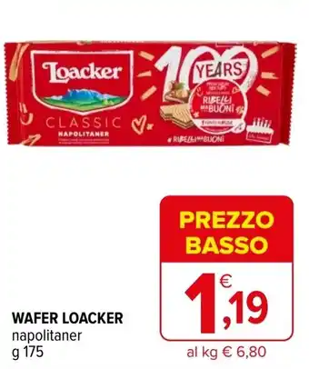 Iperal Wafer LOACKER offerta