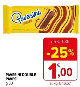 Iperal Pavesini double PAVESI offerta