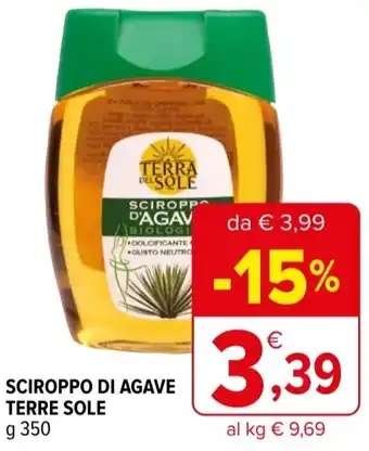 Iperal Sciroppo di agave TERRE SOLE offerta