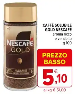 Iperal Caffè solubile gold NESCAFÉ offerta