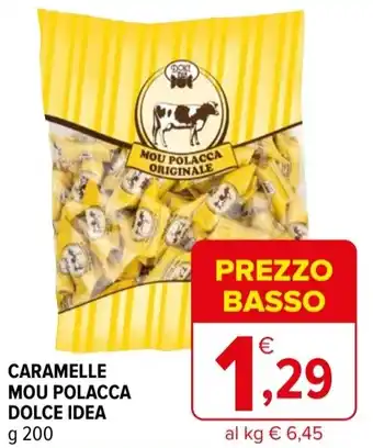 Iperal Caramelle mou polacca DOLCE IDEA offerta