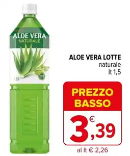 Iperal Aloe vera lotte naturale offerta