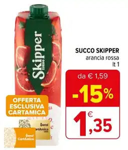 Iperal Succo SKIPPER arancia rossa offerta